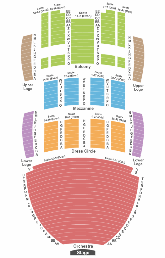 San Diego Civic Theatre Lion King Seating Chart
